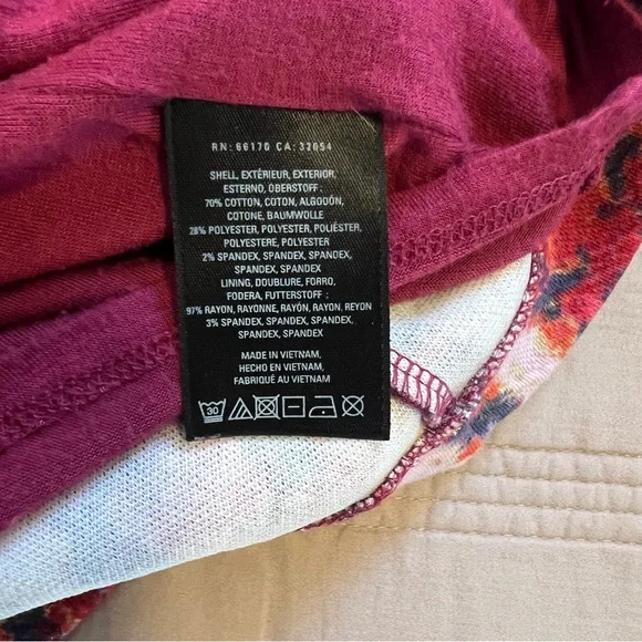 Maeve Multicolor Marala Striped Patterned Pencil Skirt Red Motif - Picture 6 of 8